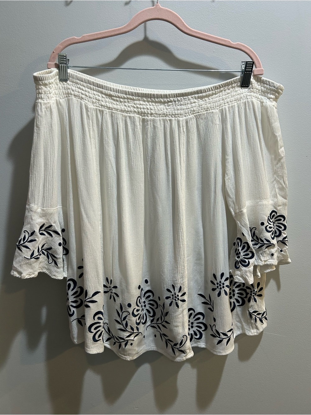 Torrid Off-Shoulder White Shirt